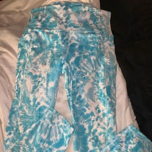 RBX Brand Blue Tie Dye Leggings Size Medium
